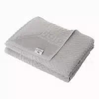 2x Duschtuch Waffel 70x140 Cm Grau I Premium Hotelqualität 100% Baumwolle I Zwirnfrottier