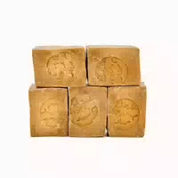 5x Aleppo Seife 60% Olivenöl & 40% Lorbeeröl, Haarseife Körperseife Duschseife Alepposeife 5x200g 5x200 G