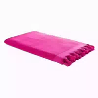 Hamamtuch Frottier 2in1 Pink, Funktionaler Stoffmix, 100% Baumwolle, 90 X 190 Cm