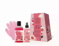 Caresse Geschenkset Duschgel Körperspray Handschuh Fruity Dreams