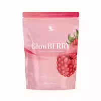 Glowberry, Limonade mit Kollagen und Himbeergeschmack, Nahrungsergänzungsmittel