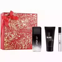Carolina Herrera 212 Vip Black Men Eau De Perfume Spray Set 3 Artikel