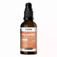 Casida Jojobaöl Bio Kaltgepresst für Haare, Gesicht & Körper