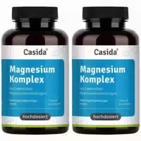 Casida Magnesium Komplex Premium: aus 5 Hochwertigen Verbindungen Vegan, Hochdosiert