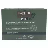 Cattier Men Solide 2in1 Bio Gesichtspeeling Reiniger