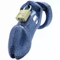 Cb X Cb X Cb 6000 Glitter Peniskäfig Set 8,25 cm Blau