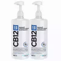 Cb12 Mundspülung Mild: Mundwasser mit Zinkacetat & Chlorhexidin, gegen Schlechten Atem & Mundgeruch