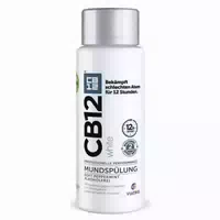 Cb12 White Mundspülung: Mundwasser für Weißere Zähne und Frischen Atem, mit Zinkacetat & Chlorhexidin