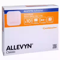 Allevyn Adhesive 10x10 cm Haftende Wunda 10 st