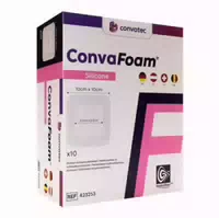 Convafoam Silicone Verband 10x10 Cm 10 St