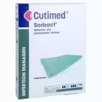 Cutimed Sorbact Saugkompressen 10x10 cm 6 st