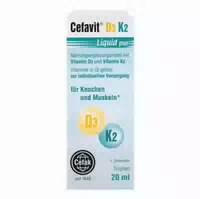 Cefavit D3 K2 Liquid Pur Tropfen Zum Einnehmen 20 Ml Tropfen Zum Einnehmen
