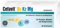 Cefavit D3 K2 mg 7 000 I E 60 Kapseln
