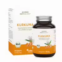 Stärkste Bio Kurkuma Kapseln, 15 000mg Curcuma, Phytholstic 60 st
