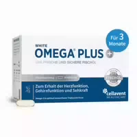 Stärkste Omega 3 Kapseln Hochdosiert White Omega Plus 90 St
