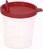 Urinbecher 125ml Unsteril Schnappdeckel Und Tülle 1 St