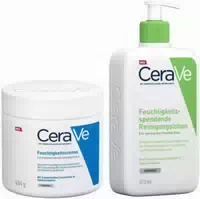 Cerave Feuchtigkeitscreme 454 g Feuchtigkeitsspendende Reinigunglsotion 473 ml