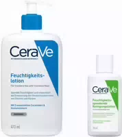 Cerave Feuchtigkeitslotion 473 ml Gratis 20 ml Reinigungslotion