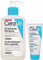 Cerave Sa Glättende Reinigung 236 ml Sa Urea Glättendee Feuchtigkeitscreme 177 ml