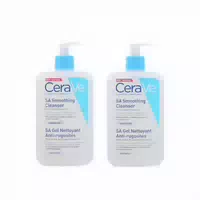 Cerave Sa Smoothing Cleanser For Dry; Rough ; Bumpy Skin 236ml 2ea Set