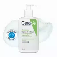 Cerave Creme Zu Schaum Reinigung Für Normale Bis Trockene Haut, Gesichtsreinigung & Make Up Entferner, Mit 3 Essenziellen Ceramiden & Hyaluron