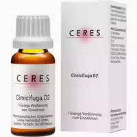 Ceres Cimicifuga D 2 Dilution 20 ml Dilution