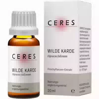Ceres Wilde Karde Dipsacus Fullonum Extrakt Tropfen 20 ml