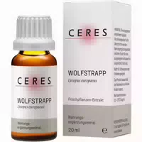 Ceres Wolfstrapp Lycopus Europaeus Extrakt Tropfen 20 ml