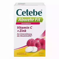 Cetebe Abwehr Fit Nahrungsergänzungsmittel mit Ascorbinsäure Vitamin C und Zink