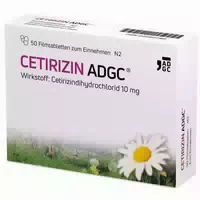 Cetirizin Adgc Allergie Tablette mit Schneller Wirkung gegen Heuschnupfen