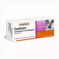 Cetirizin Ratiopharm Bei Allergien 100 St Filmtabletten