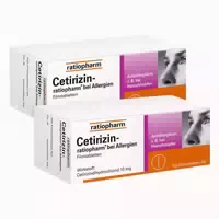 Cetirizin Ratiopharm Doppelpack 2x100 St