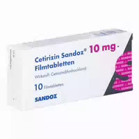 Cetirizin Sandoz 10mg Tabletten