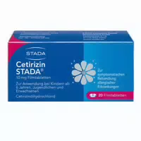 Cetirizin Stada 10 mg 20 Filmtabletten