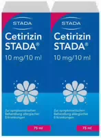Cetirizin Stada Saft 10 mg Pro 10 ml 150 ml Saft