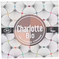 Charlotte Bio die 4er Palette Bio Lidschatten Nude Rose