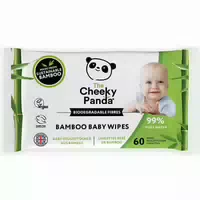 The Cheeky Panda Bamboo Baby Wipes Baby Pflegetücher Biologisch A