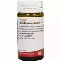 Wala Chelidonium E Planta Tota D3 20 g Globuli