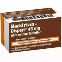 Baldrian Dispert 45 mg Überzogene Tabletten 100 st