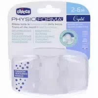 Chicco Gommotto Silikon Kristall 2 6 Monate 2 Stück Chicco