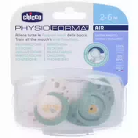 Chicco Schnuller Air Blau Silikon 2 6 Monate 2 Stück Chicco