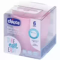 Chicco Silikonflasche Rosa 6 Monate Chicco