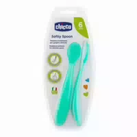 Chicco Silikonlöffel Männlich Bi Pack 6m Chicco