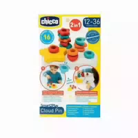Chicco Stapelspiel – 16 Teiliges Lernspiel für Kinder 12 36 Monate