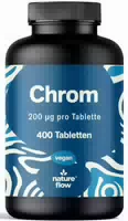 Chrom Picolinat Hochdosiert 400 Tabletten Jahresvorrat Nature Flow