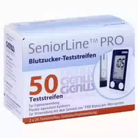 Seniorline Pro Blutzucker Teststreifen C 2x25 St