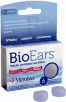 Bioears Silikon Ohrstöpsel Antimikrobielle 6 Stück