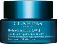 Clarins Hydra Essentiel Soin De Nuit Repulpant Anti Soif Toutes Peaux