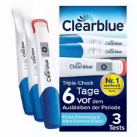 Clearblue Schwangerschaftstest Triplecheck Ultra Frã¼h