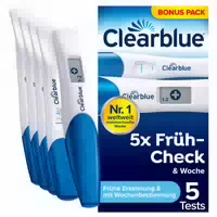 Clearblue Schwangerschaftstest Multicheck 4 1 Jetzt 20% Sparen mit Gutscheincode Clearblue20